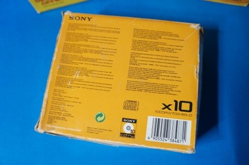 SONY CD-RW 700MB 4x 10x SUPREMAS 10 шт.