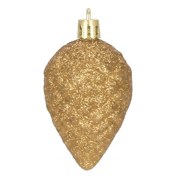 НАБОР РОЖДЕСТВЕНСКИХ ШАРОВ 51ШТ ЗОЛОТЫЕ ШАРЫ С УЗОРОМ