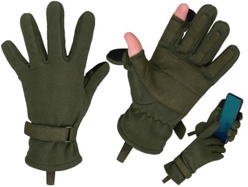 RĘKAWICE TAKTYCZNE ZIMOWE POLAR DOMINATOR OLIV XXL