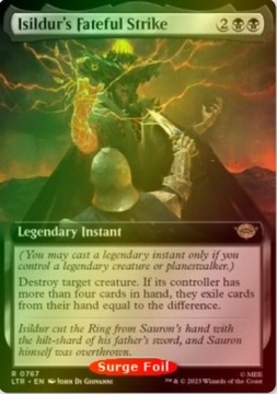 Isildur's Fateful Strike SURGE FOIL!