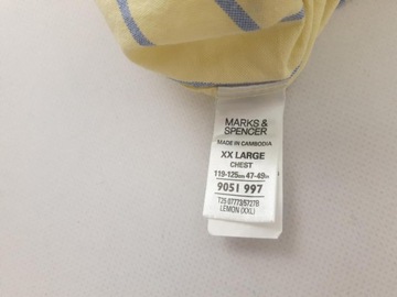 M&S bawełniana KOSZULA casual PASKI _ XXL