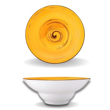 WILMAX Talerz głęboki 22,5cm, 1100 ml - żółty