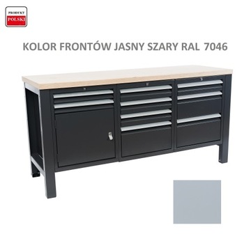 Stół warsztatowy do garażu narzędziowy ślusarski szuflady KOLORY warianty