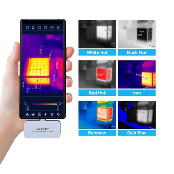 ПРОФЕССИОНАЛЬНАЯ ТЕПЛОВИЗИОННАЯ КАМЕРА USB-C ДЛЯ ВАШЕГО ТЕЛЕФОНА ПРИЛОЖЕНИЕ ANDROID -15 +600°C 25 Гц