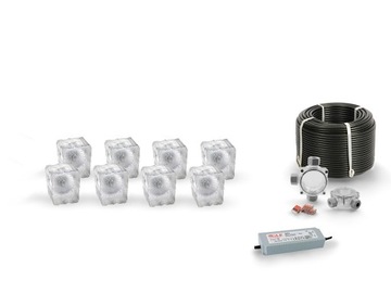 8x Oprawa najazdowa LED 12V IP68 BZ Creativ