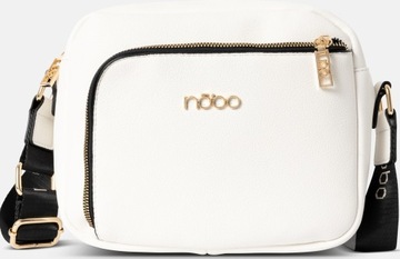 H140 NOBO torebka miękka listonoszka na długim szerokim pasku BAGP990-K000