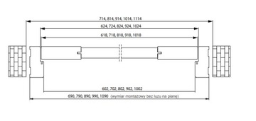 Межкомнатные двери-лофт без четверти Voster с фиксированной дверной коробкой и ручкой 80