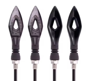 4x LED DIRECTION SIGNALS MOTORCYCLES QUAD FLASHING DYNAMIC FLASHERS