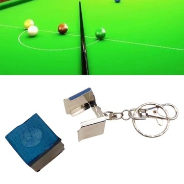 Мелкодержатель для бильярдных киев. Мелкодержатель для бильярдных киев с брелоком. Практичное серебро