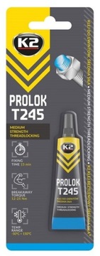 K2 PROLOK MEDIUM KLEJ DO GWINTÓW ŚRUB ŚREDNI 6ML
