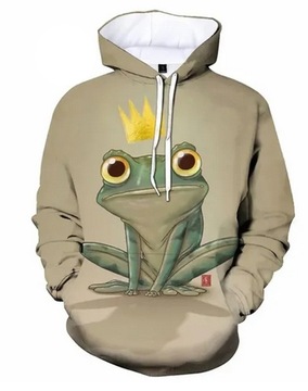 Nowa Bluza Dziecięca Z nadrukiem Żaby Żaba