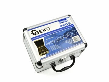 Kpl. otwornic widiowych do metalu z wiertłem tytanowym 10szt. 16-53mm G402