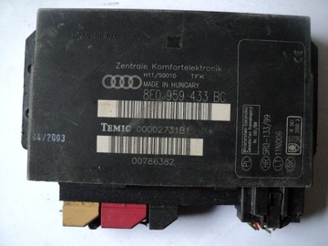 STEROWNIK MODUŁ KOMFORTU AUDI