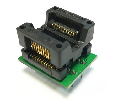 Adapter SOIC20 / SOP20 / SO20 (200mil)-PDIP20 ZIF