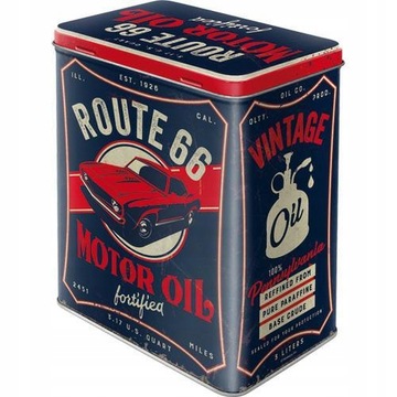 Nostalgic Art Puszka pojemnik Route 66 Motor Oil