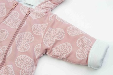 КОМБИНЕЗОН ДЛЯ НОВОРОЖДЕННЫХ на две молнии ВЕСНА ОСЕНЬ 56