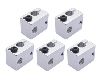 Нагревательный блок E3D V6 с j-образной головкой, алюминий - 3D