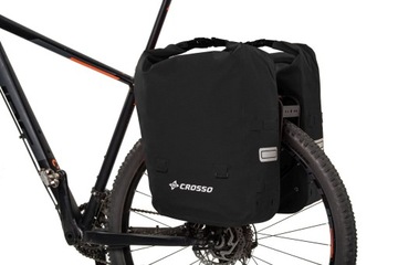 Sakwy Crosso Twist X60 / System Crosso - Czarny kolor