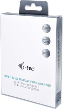 I TEC USB C DisplayPort x2 Черный