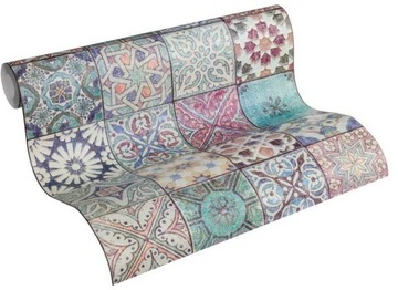 Как ПЛИТКА - мозаика, ОБОИ на флизелине - AS Creation