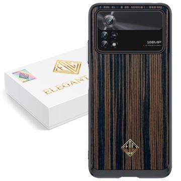 Pouzdro Pro Xiaomi Poco X4 Pro 5G Kryt Luxusní Přírodní Dřevo Originální