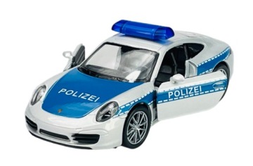 WELLY PORSCHE 911 991 CARRERA S поліція 1:34 нова металева модель