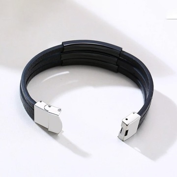 ТРОЙНОЙ БРАСЛЕТ С ГРАВИРОВКОЙ ДЕТСКИХ ИМЕН, СТАЛЬ