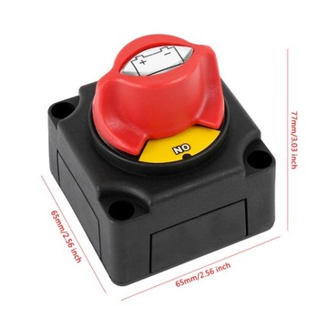 Выключатель аккумулятора 300А, 12 В для лодки, автомобиля, дома на колесах и квадроцикла