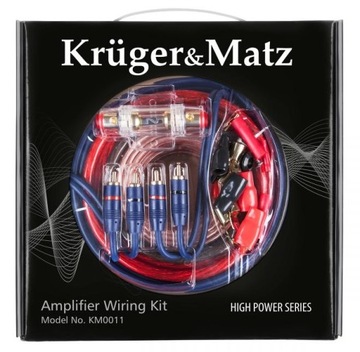 Kruger&Matz KM0011 Zestaw kabli do wzmacniacza