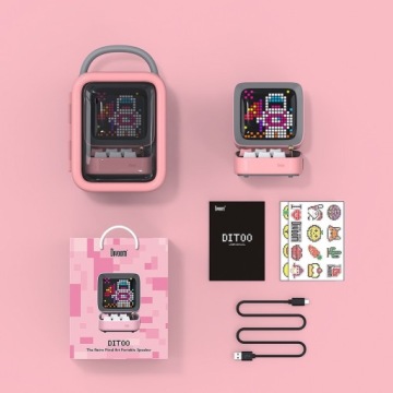 Ретро пиксельный подарок ДИНАМИК + РАДИО + ИГРЫ + БУДИЛЬНИК Сделай сам