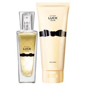 AVON Zestaw kosmetyków Luck dla Niej WODA+BALSAM
