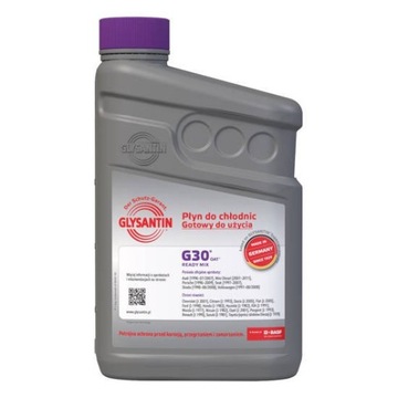 Płyn do chłodnic BASF GLYSANTIN G30 gotowy płyn 1L