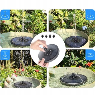 СОЛНЕЧНЫЙ ФОНТАН ДЛЯ ПЛАВАЮЩЕГО НАСОСА ДЛЯ ПРУДА