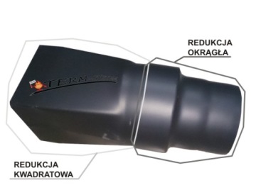 Редукция дымохода печи диаметром 130/160