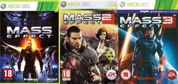 Trylogia Mass Effect XBOX 360