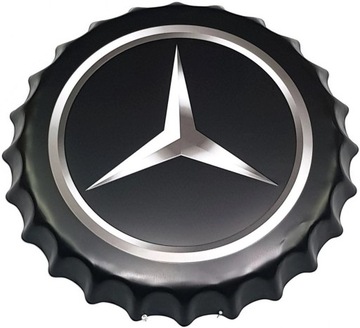 MERCEDES BLASZANY KAPSEL DUŻY 40CM MERCEDES-BENZ