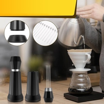 IGŁĄ DO KAWY MIESZADŁO DO ESPRESSO Z UCHWYTEM Z ALUMINIUM