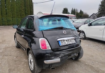 Fiat 500 II Hatchback 3d 1.3 TD 75KM 2007 Fiat 500 2007r, 1.2 Diesel. Uszkodzony prawy przod i tyl. Jezdzi. 1.2, zdjęcie 2