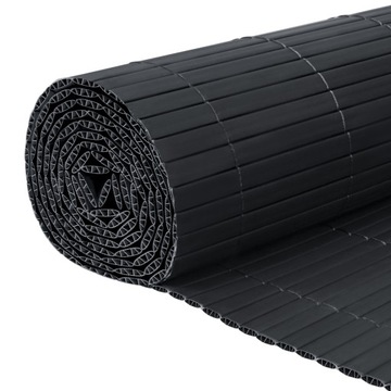 Mata Ekranująca 180x500cm Płot Prywatności Ekran Prywatności PVC, Antracyt
