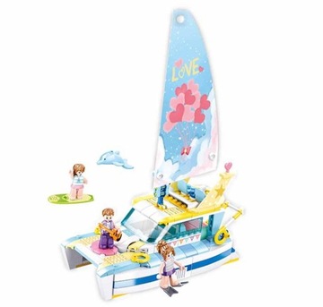 KLOCKI SLUBAN JACHT STATEK ŁÓDŹ WAKACJE FRIENDS