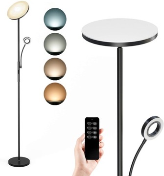Lampa LED Stojąca Podłogowa Do Salonu 175CM 30W+5W