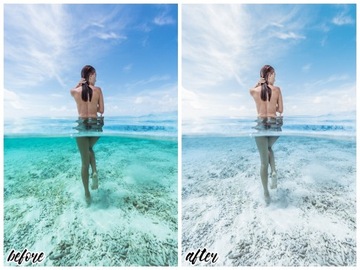 Предустановленные пресеты Adobe Lightroom — 10 фильтров BEACHY