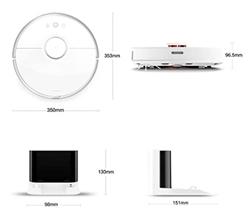 ROBOT SPRZĄTAJĄCY ODKURZACZ ROBOROCK S50 BIAŁY