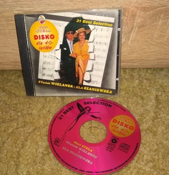 STASIEK WIELANEK & ELA SZANIEWSKA / DISKO DLA 40-LATKÓW / CD / IDEALNA- /