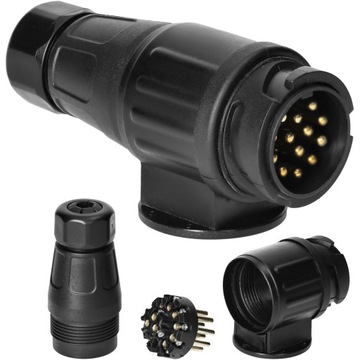 WTYCZKA PRZYCZEPY SAMOCHODOWEJ 12/24V DO GNIAZDA 13 PINÓW