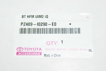 SADA BLUETOOTH H/F HFM UIM2 OE TOYOTA IQ 2008-2016