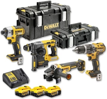 ZESTAW COMBO 18V DCG405+DCH+3*5AH DCK422P3 DEWALT