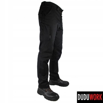DuduWork РАБОЧИЕ БРЮКИ по охране труда и технике безопасности Black Elastic 50