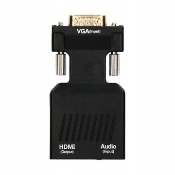 АДАПТЕР-ПРЕОБРАЗОВАТЕЛЬ VGA D-SUB В HDMI + АУДИО ЗВУК