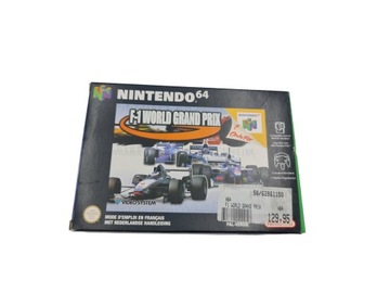 NINTENDO 64 F-1 WORLD GRAND PRIX BOX PAL VERSION